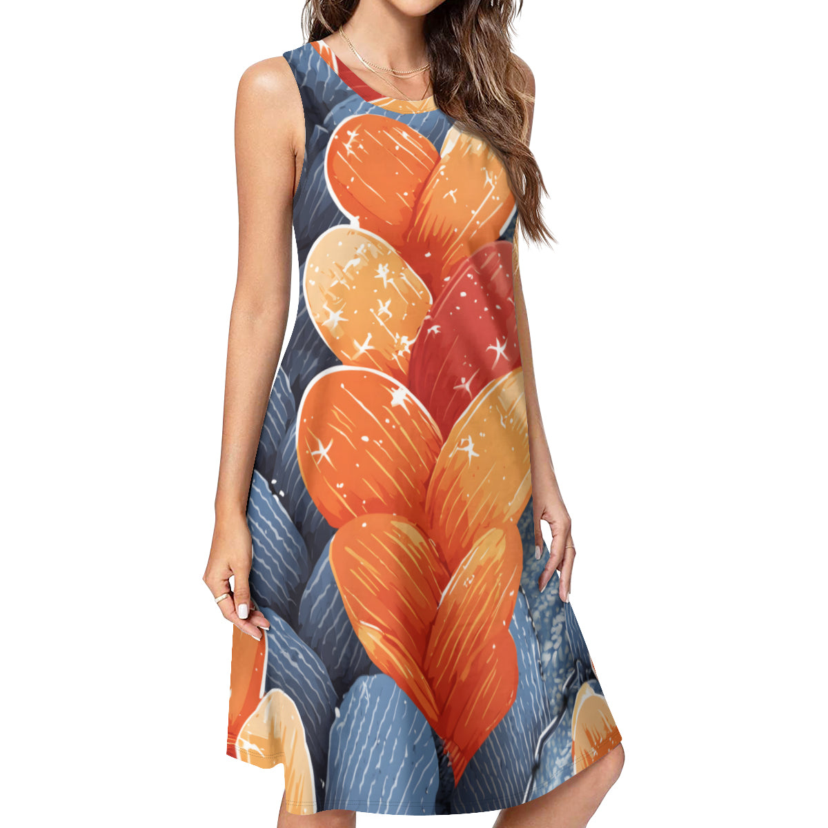 Abstract Women's Casual Dress
