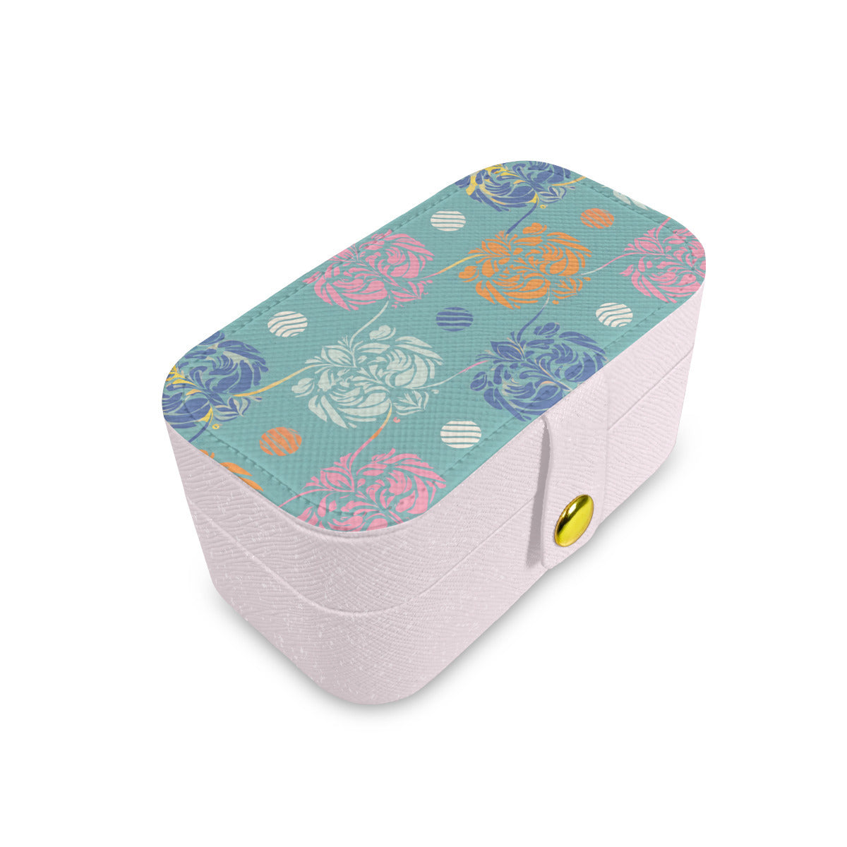 Abstract Pattern Personalized Portable Jewelry Box