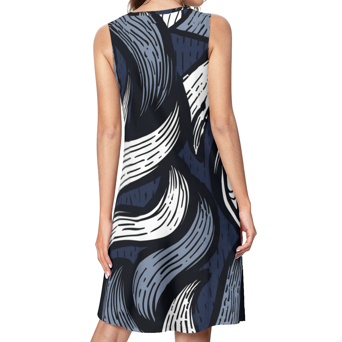 Abstract Women's Casual Dress