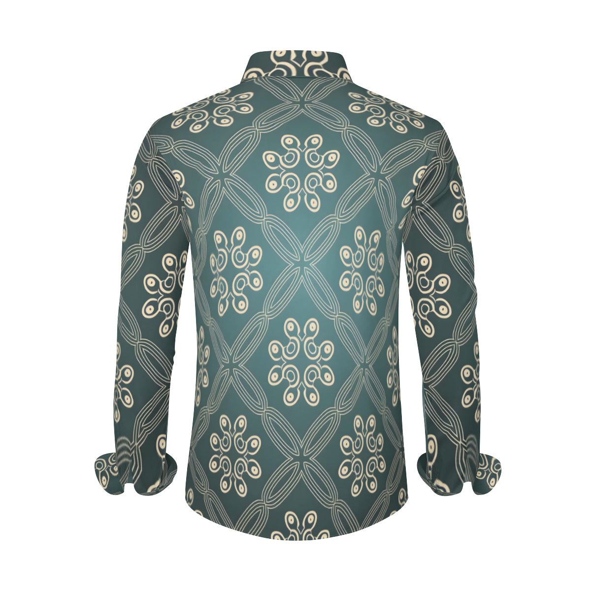 Abstract Pattern Men's Classic Long-Sleeved Shirt
