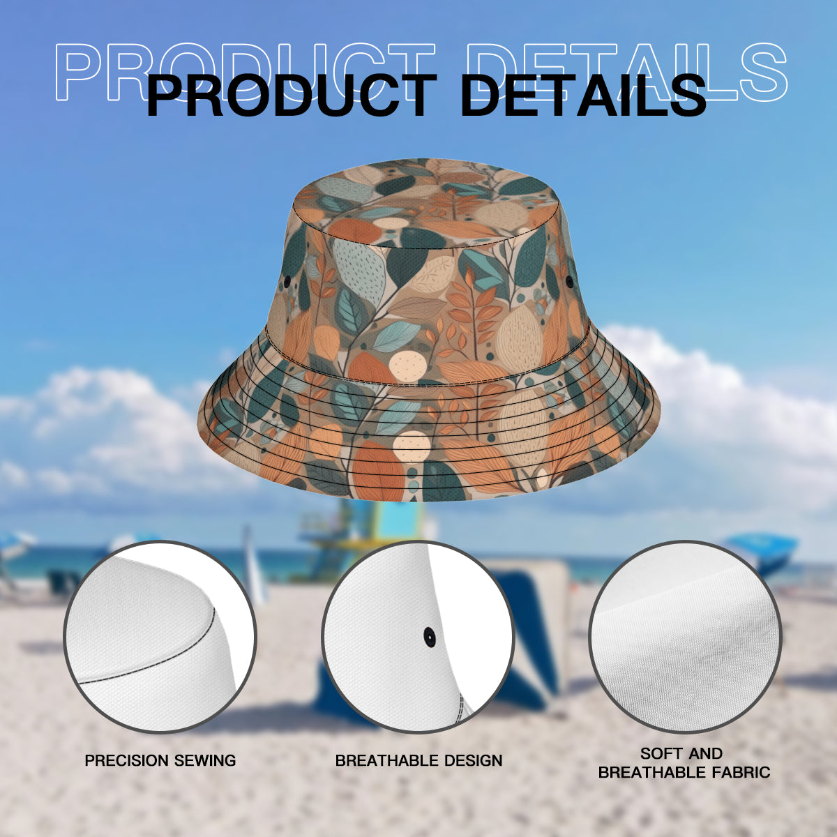 Floral Pattern Fisherman Hat