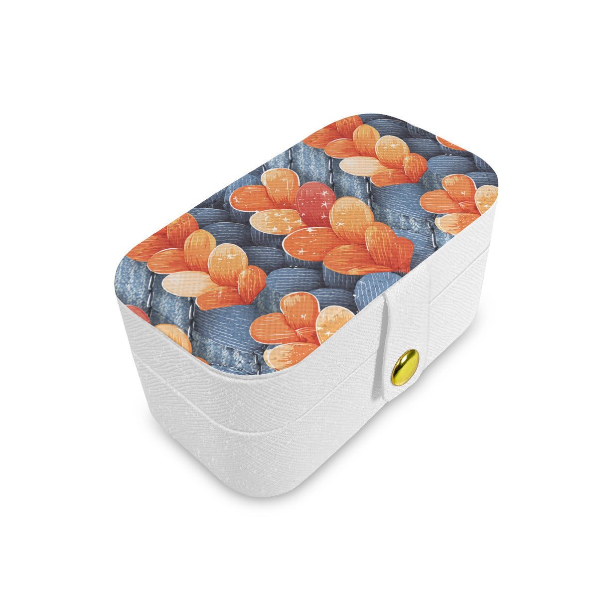 Abstract Personalized Portable Jewelry Box
