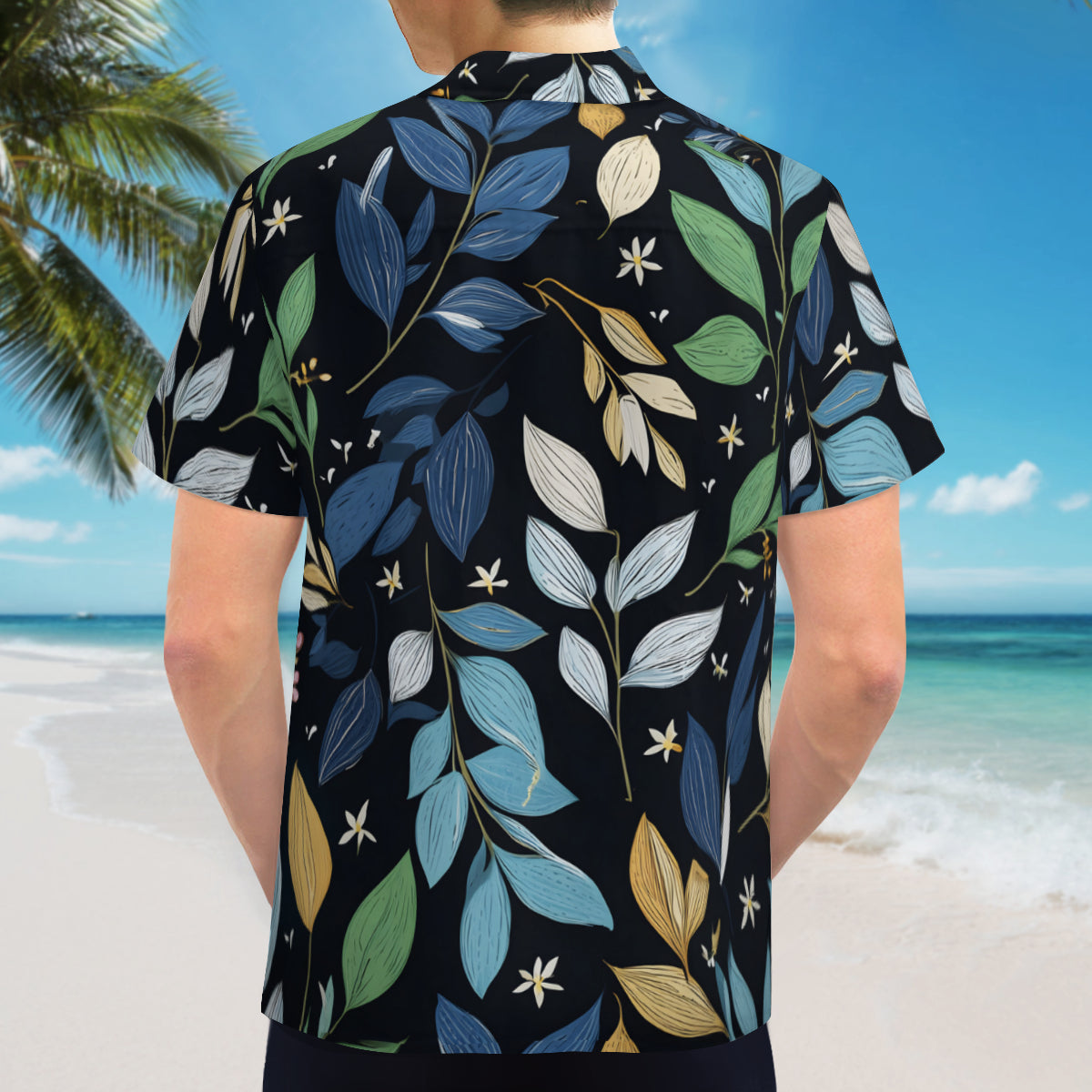 Elegant Leaves Hawaiian Shirt