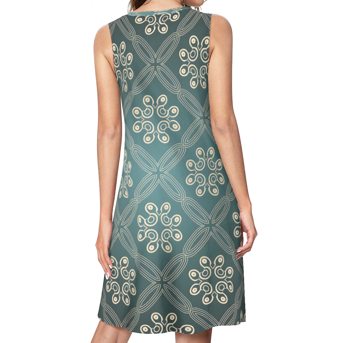 Abstract Pattern Women's Casual Dress