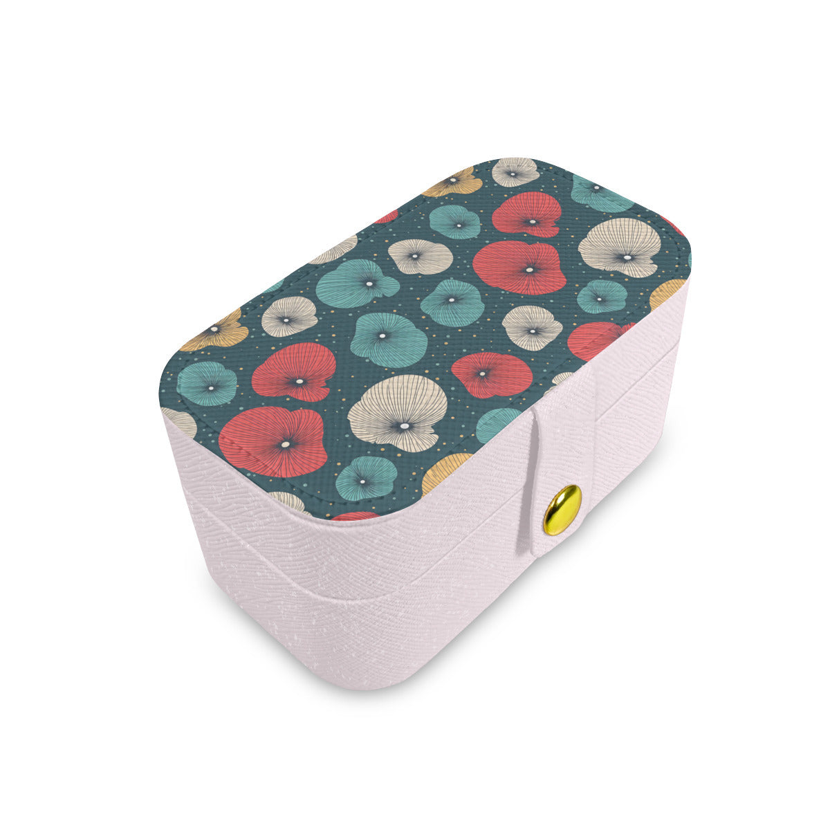 Abstract Pattern Personalized Portable Jewelry Box