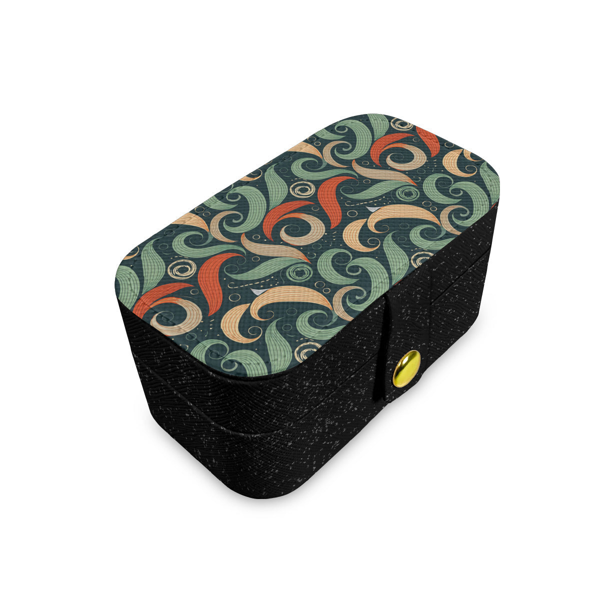 Abstract Pattern Personalized Portable Jewelry Box