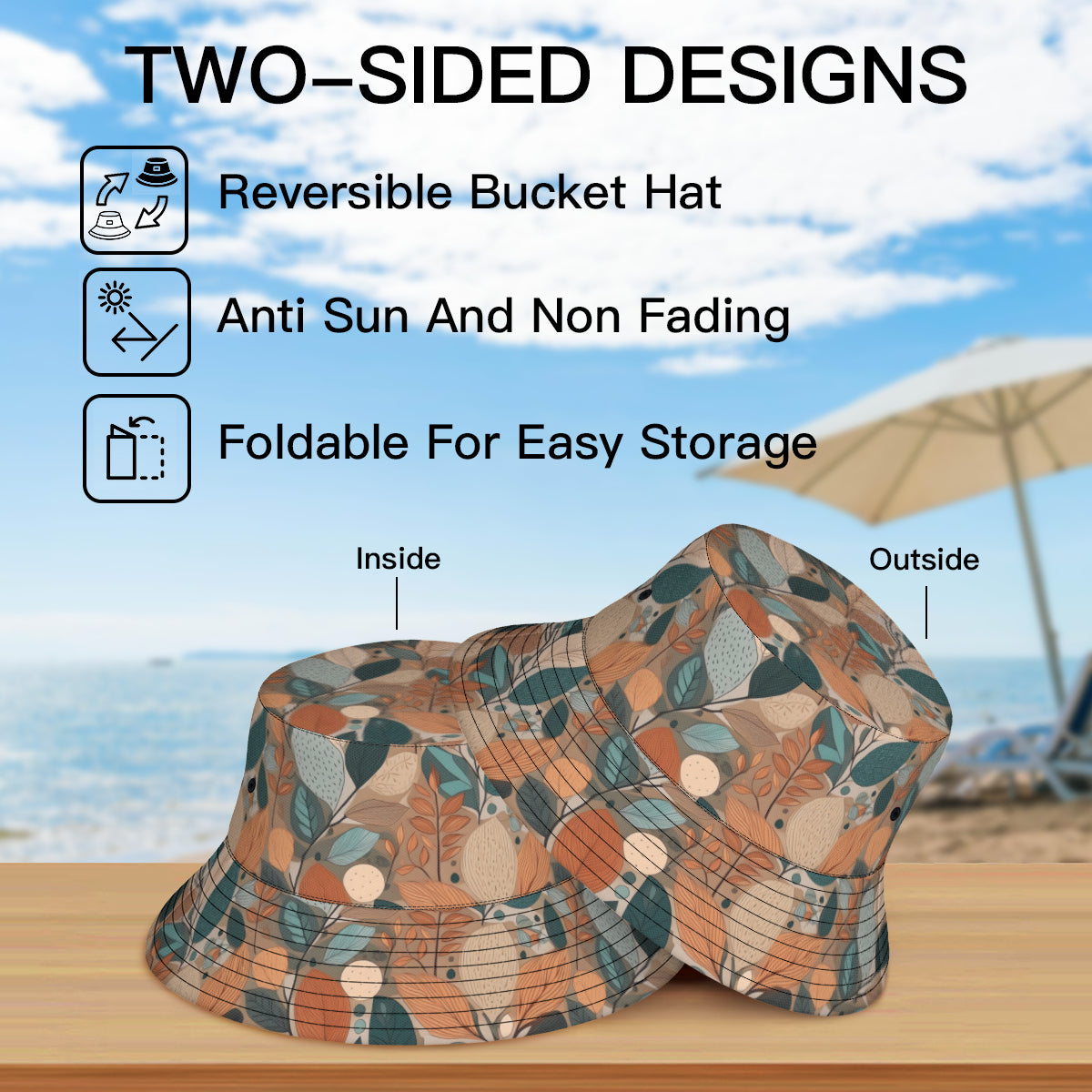 Floral Pattern Fisherman Hat