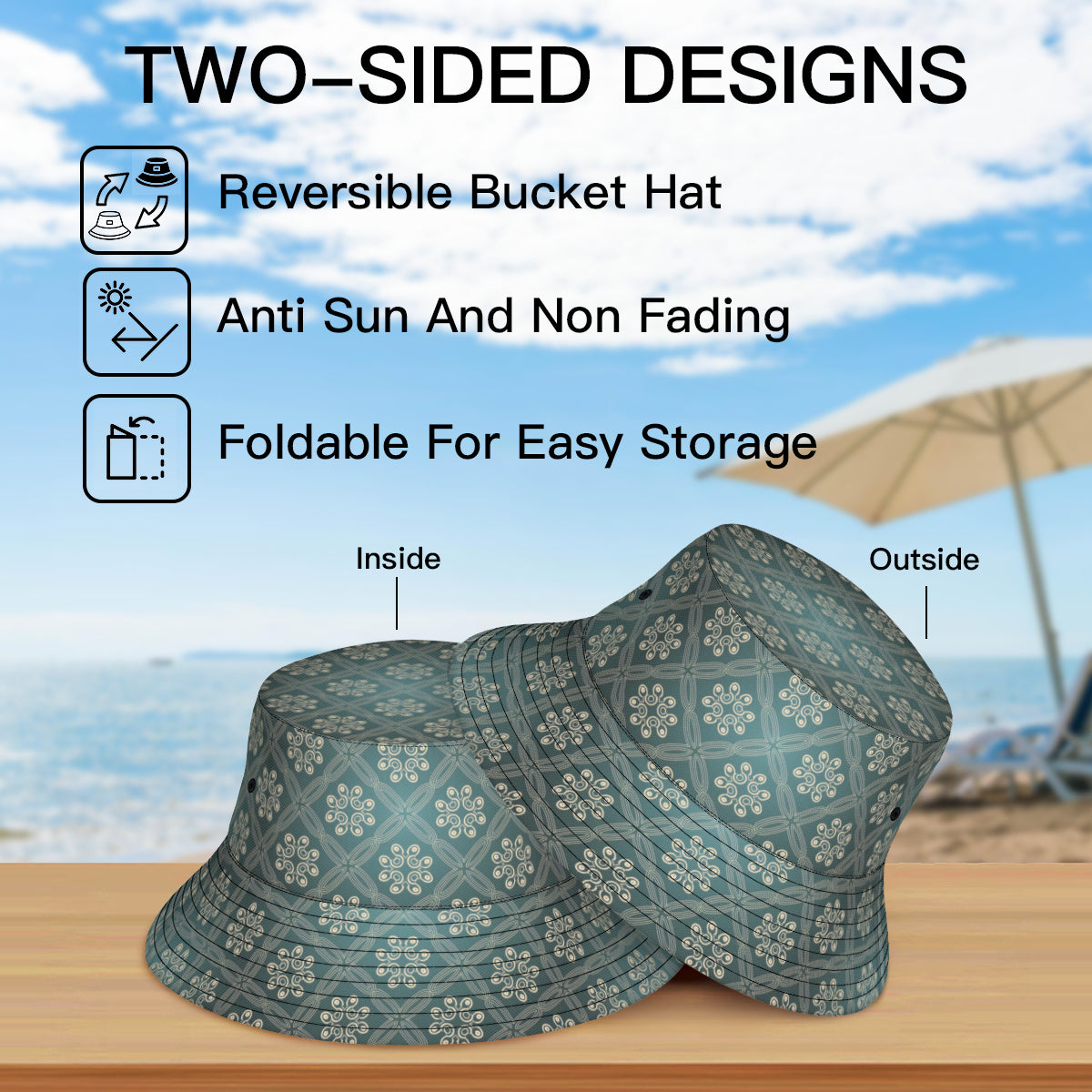 Abstract Pattern Fisherman Hat