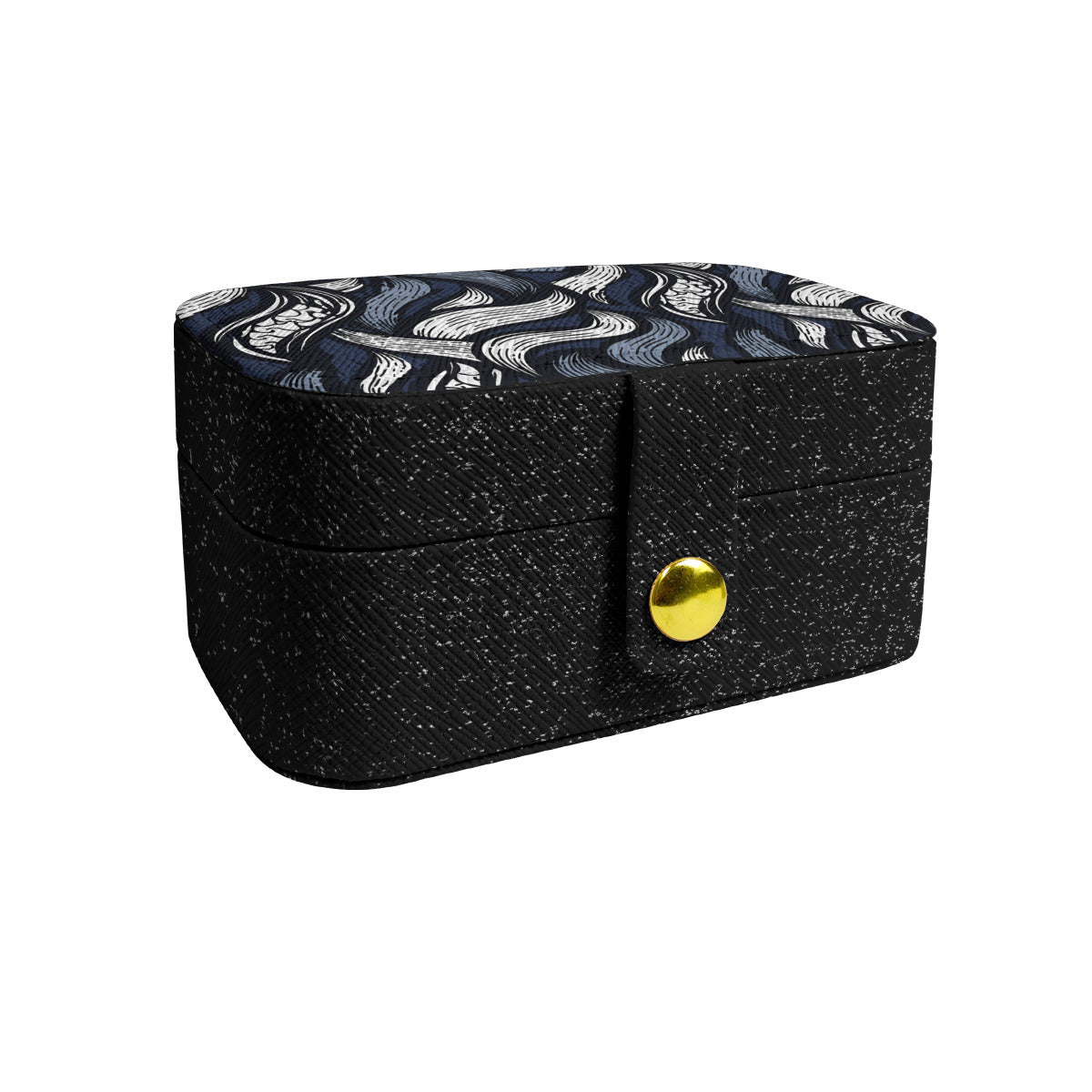 Abstract Personalized Portable Jewelry Box
