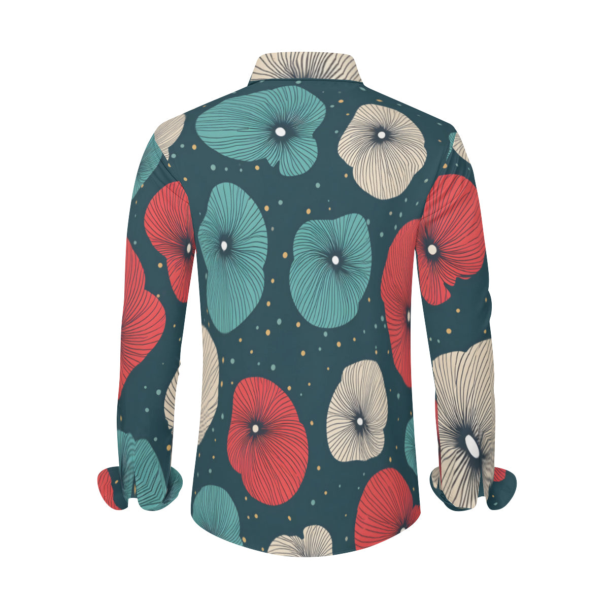 Abstract Pattern Men's Classic Long-Sleeved Shirt