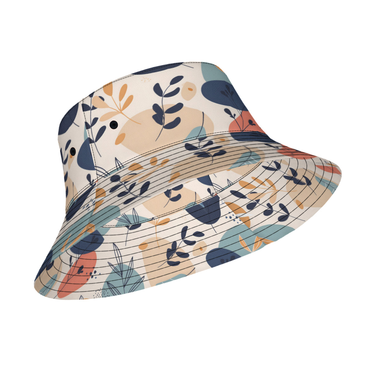 Abstract Floral Fisherman Hat