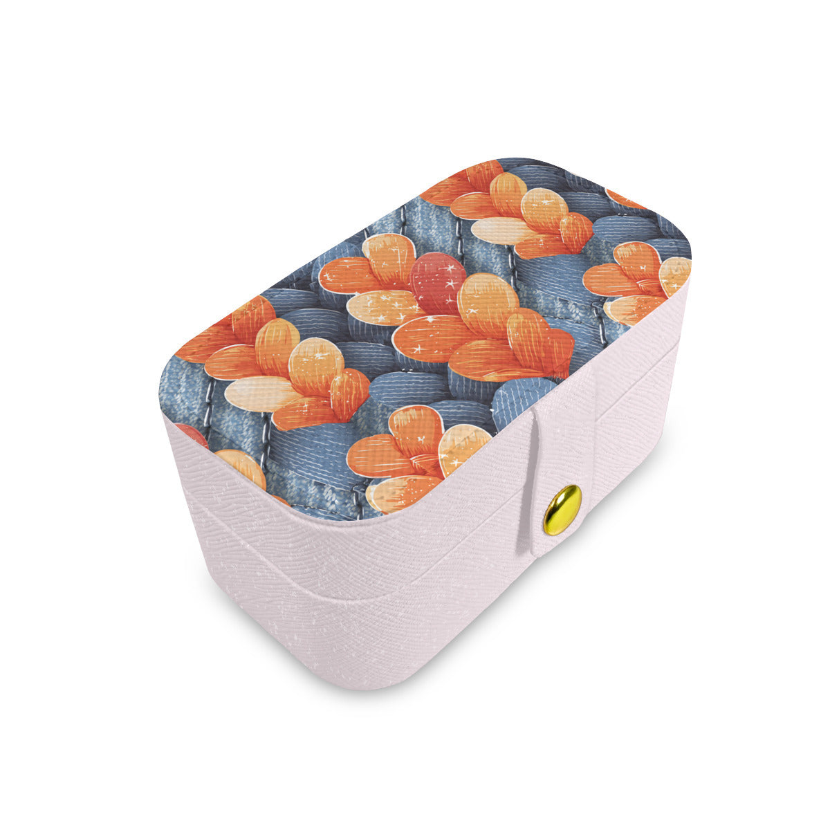 Abstract Personalized Portable Jewelry Box