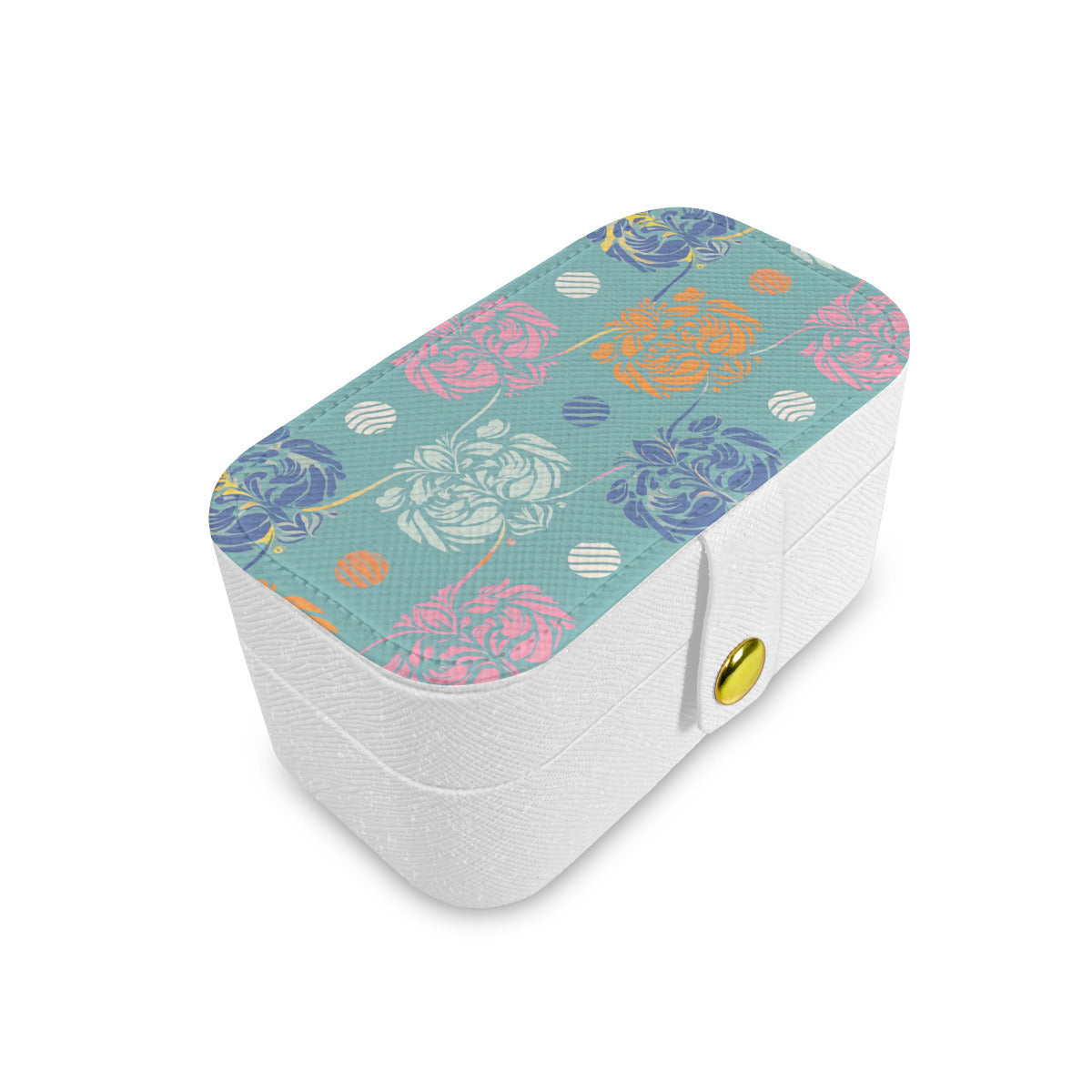 Abstract Pattern Personalized Portable Jewelry Box