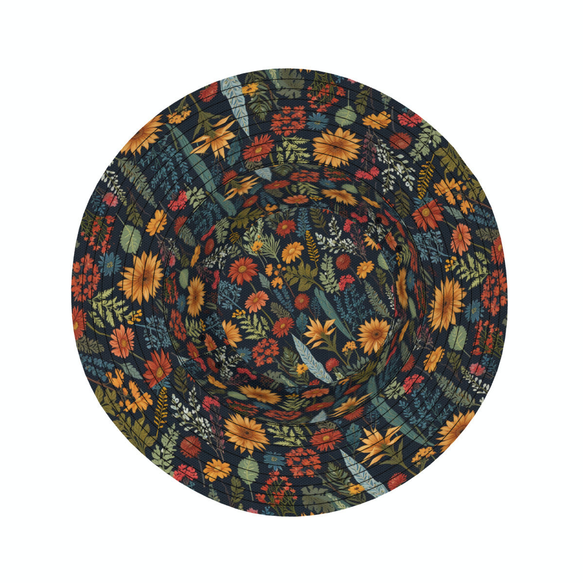 Botanical Plants Double-Sided Unisex Polyester Bucket Hat