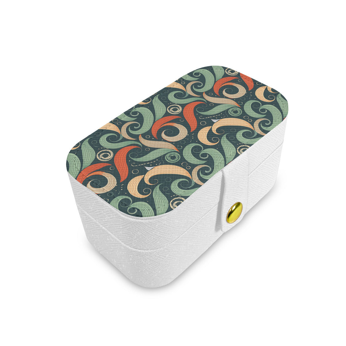Abstract Pattern Personalized Portable Jewelry Box
