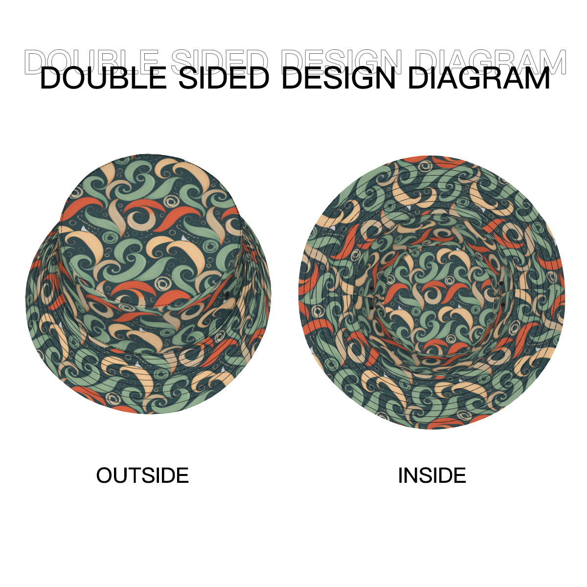 Abstract Pattern Fisherman Hat