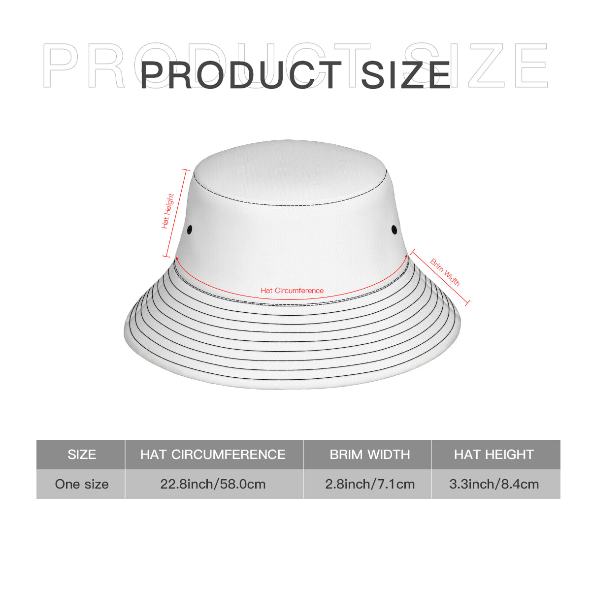 Botanical Plants Double-Sided Unisex Polyester Bucket Hat