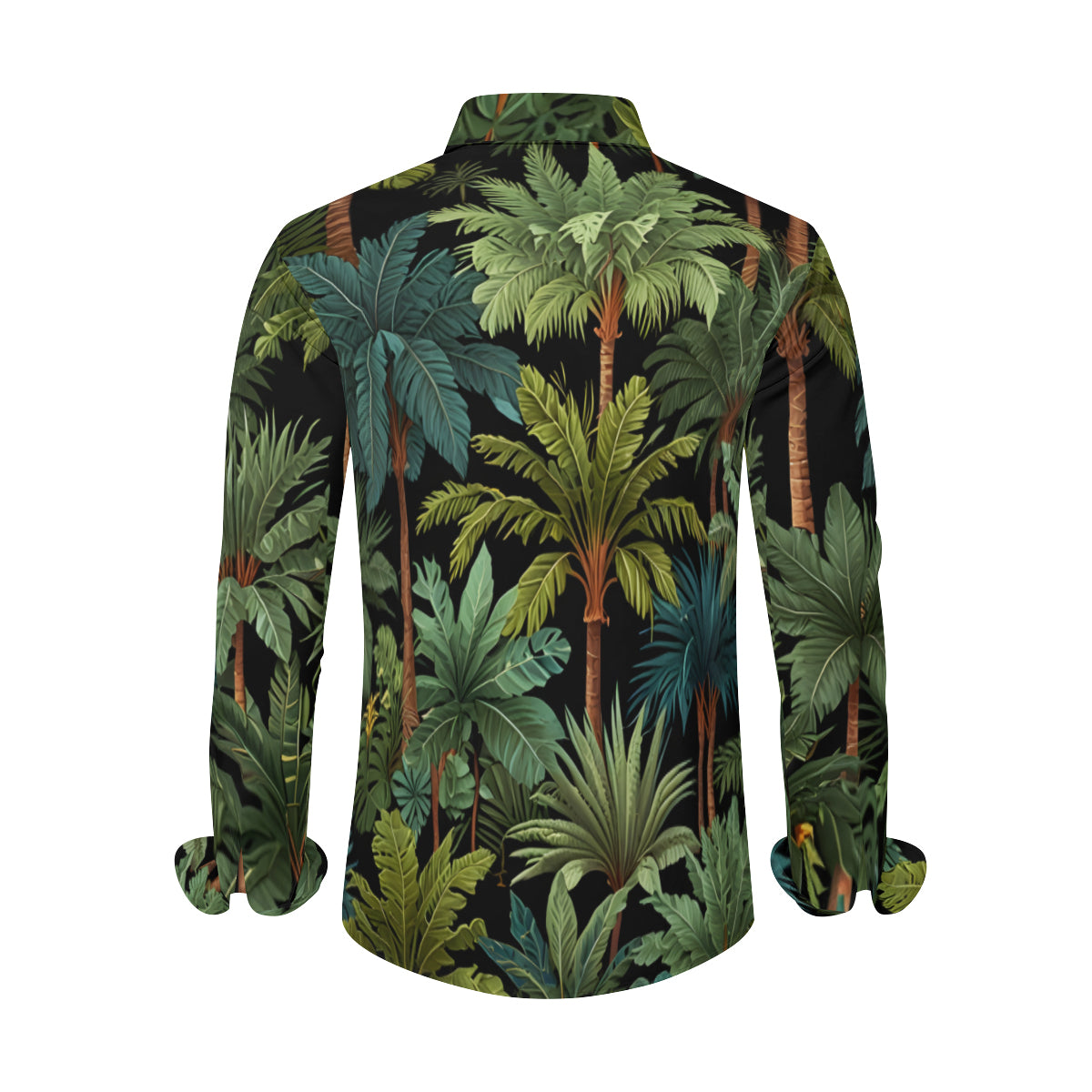 Tropical Trees Men's Classic Long-Sleeved Shirt