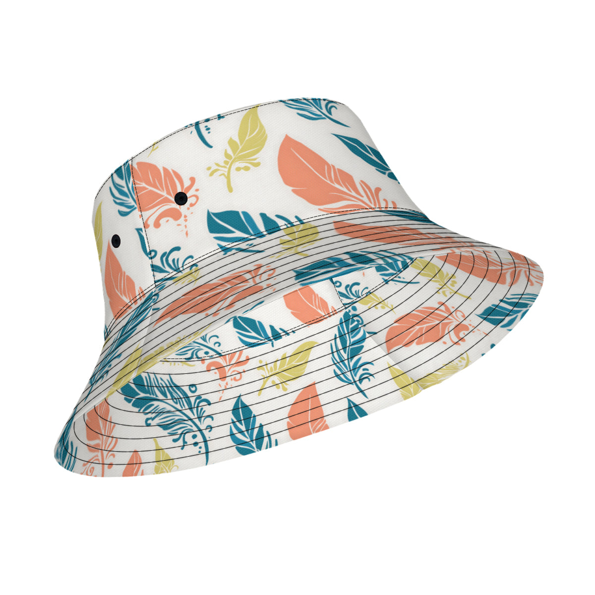 Abstract Floral Fisherman Hat