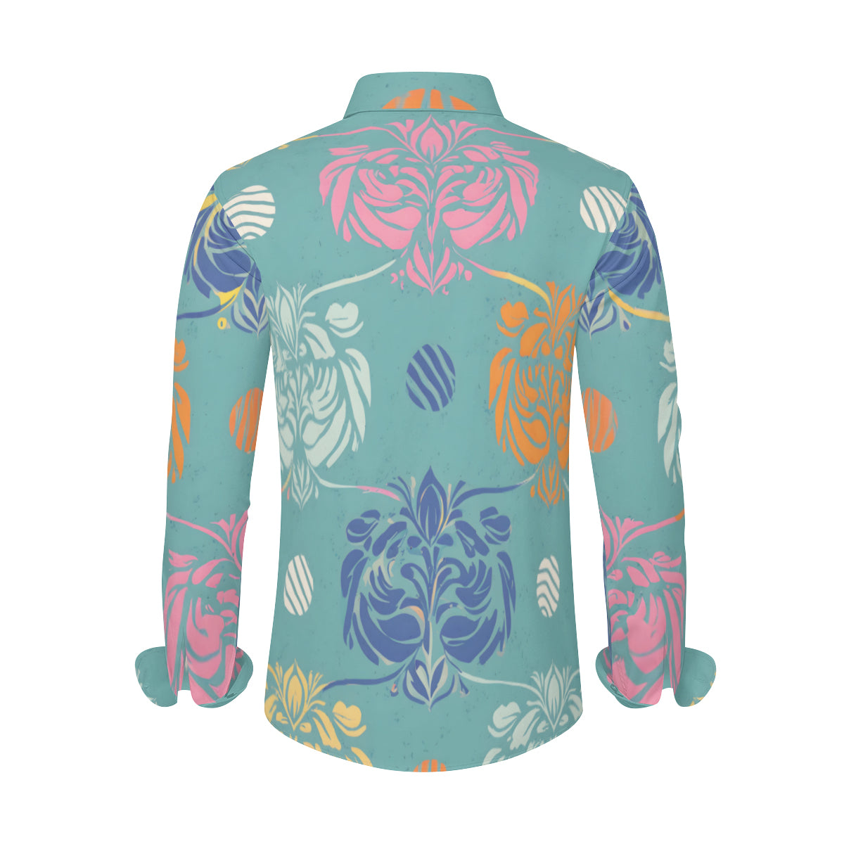 Abstract Pattern Men's Classic Long-Sleeved Shirt