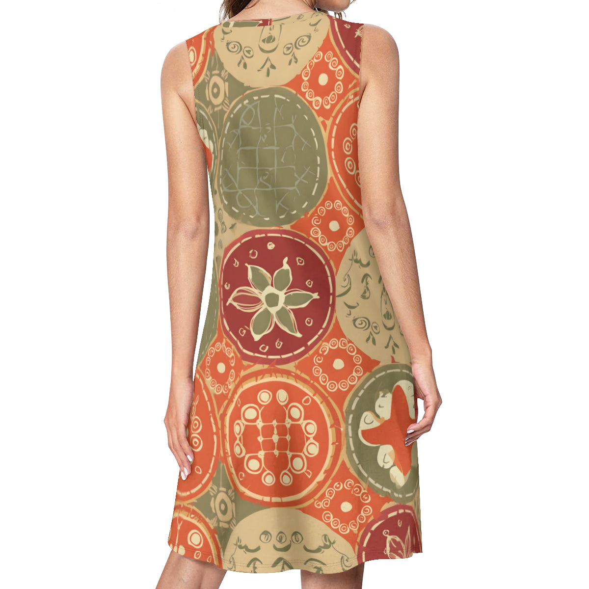 Abstract Pattern Women's Casual Dress