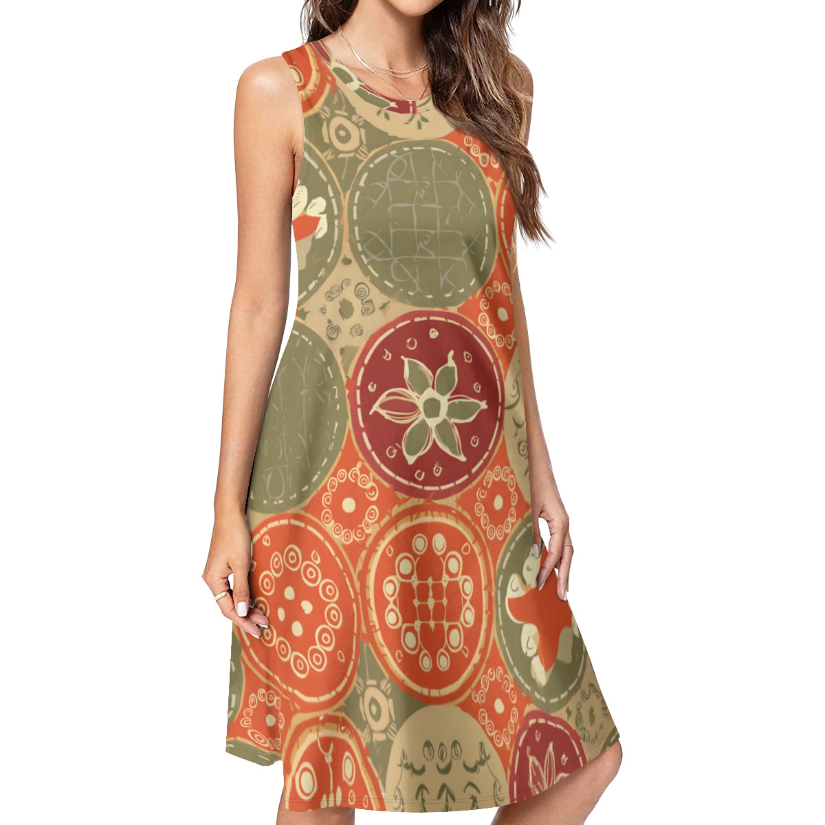 Abstract Pattern Women's Casual Dress