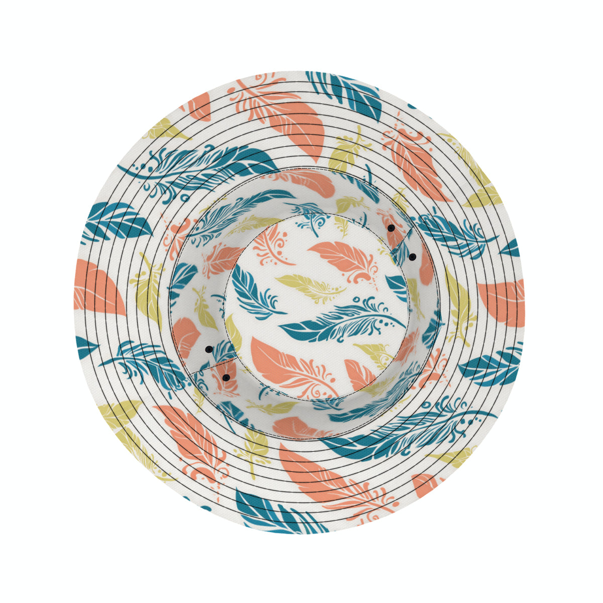 Abstract Floral Fisherman Hat