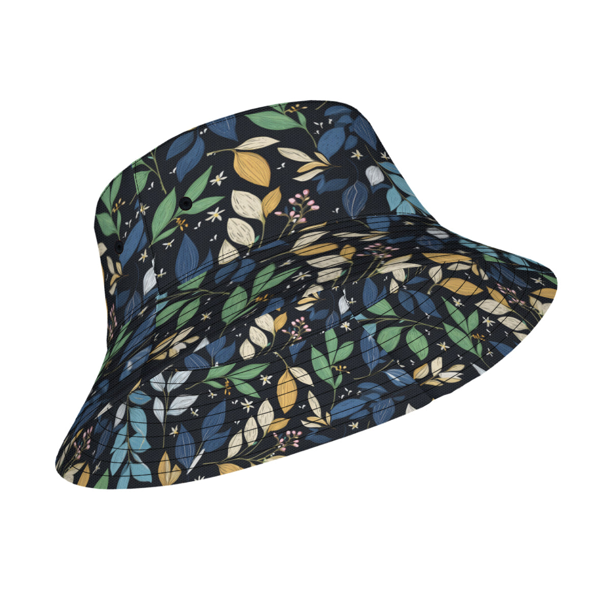 Elegant Leaves Fisherman Hat
