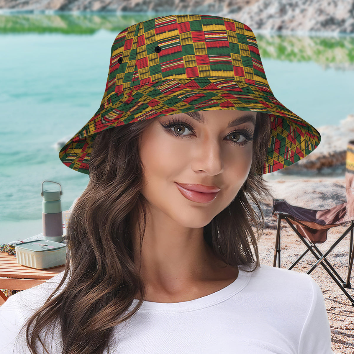 Kente Pattern Fisherman Hat