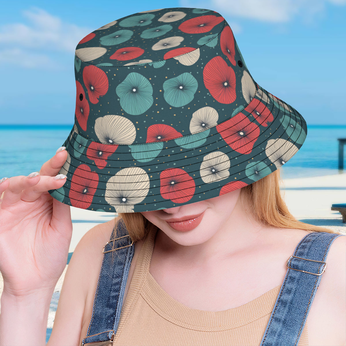 Abstract Pattern Fisherman Hat