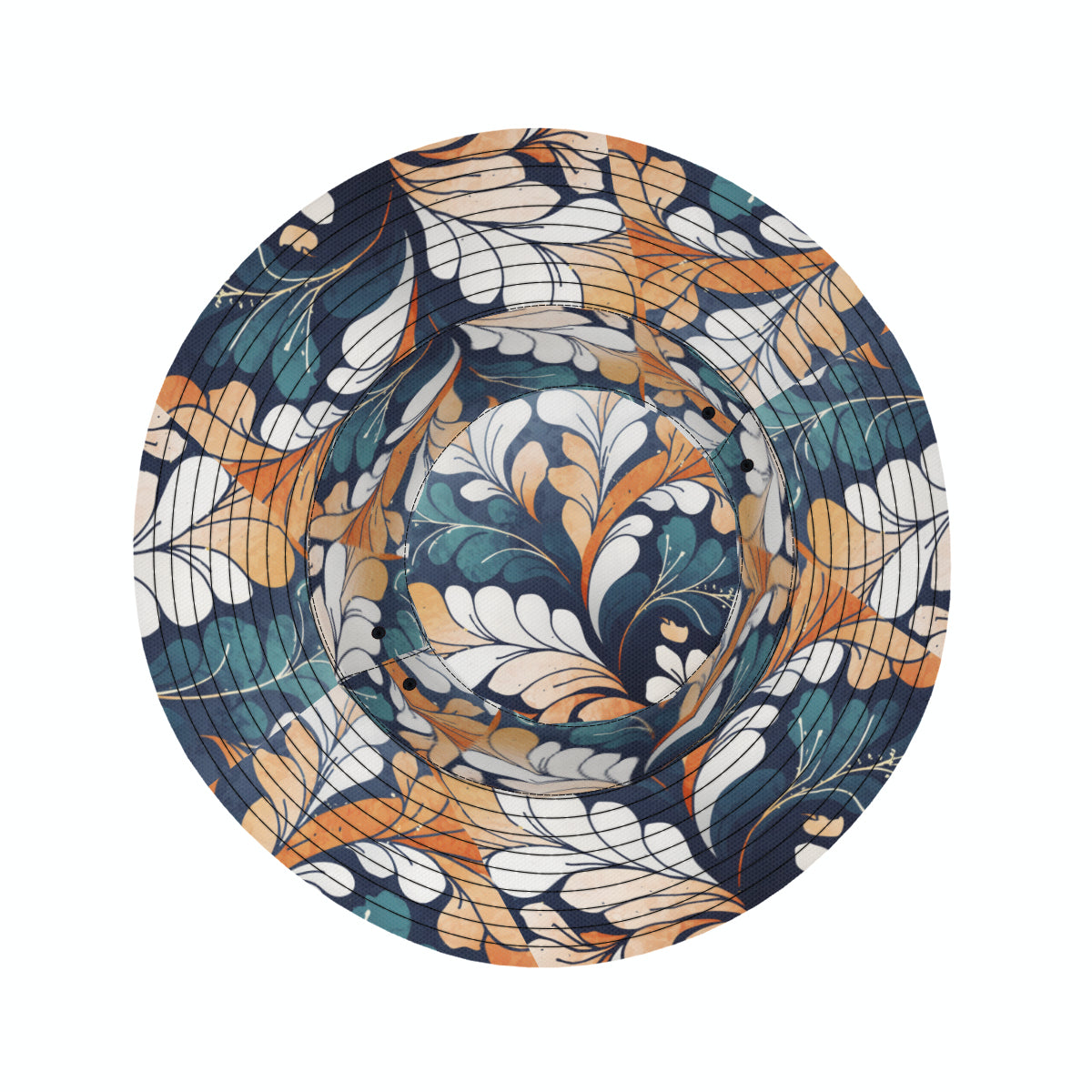 Abstract Floral Fisherman Hat