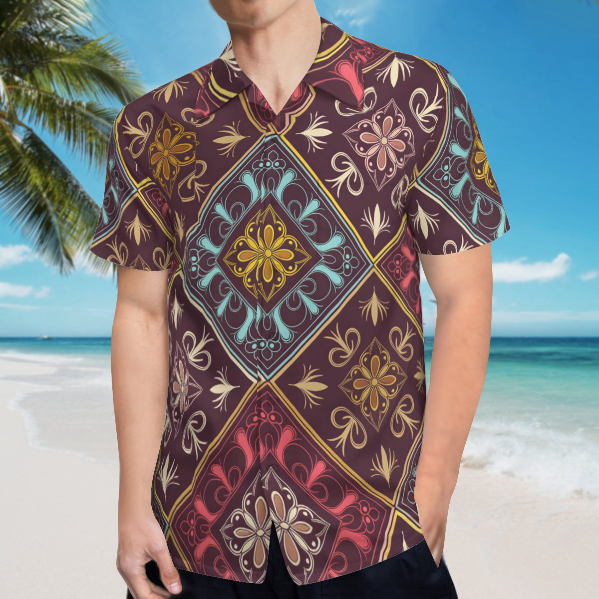 Abstract Pattern Hawaiian Shirt