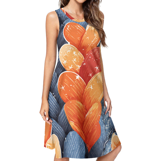 Abstract Women's Casual Dress
