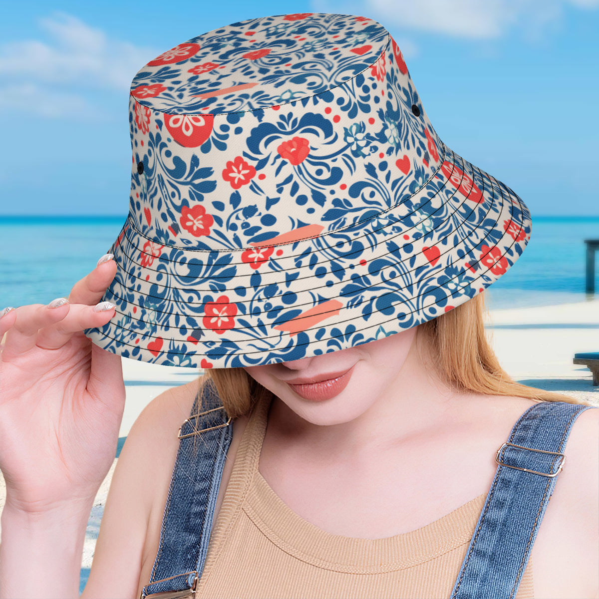 Abstract Pattern Fisherman Hat