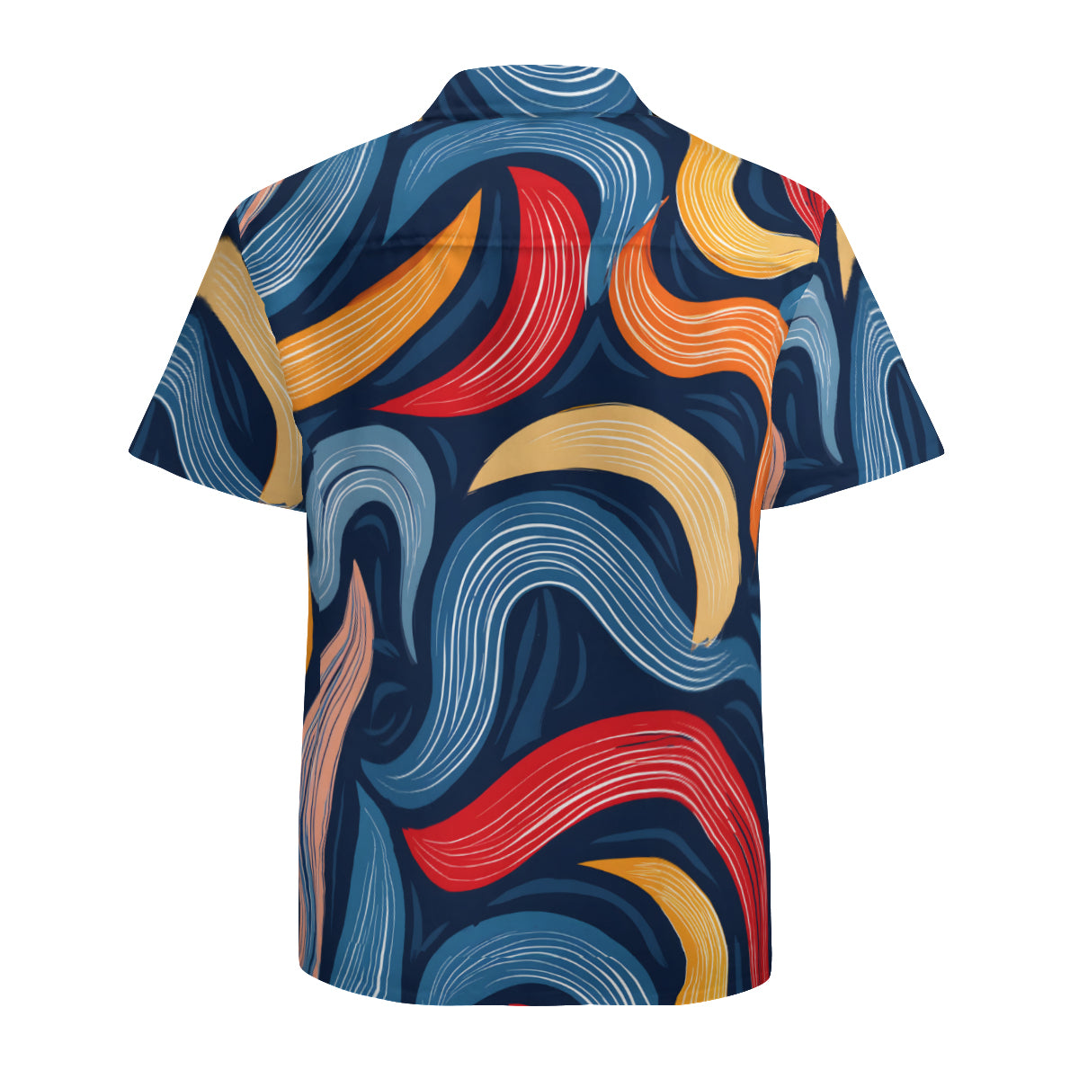 Abstract Pattern Swirl Hawaiian Shirt