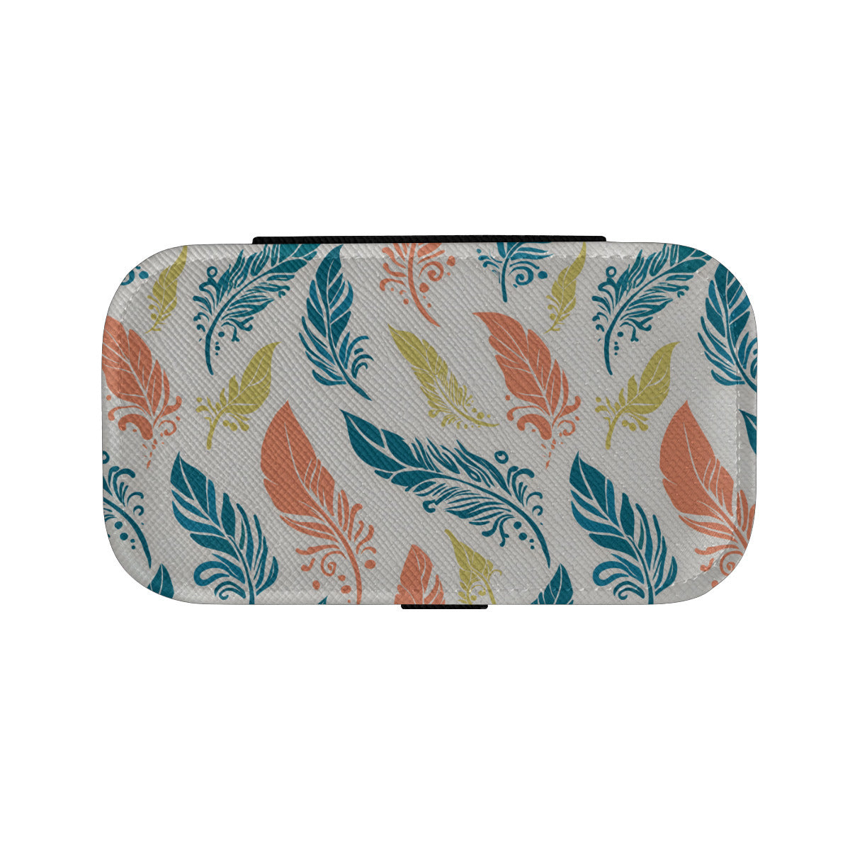 Abstract Floral Personalized Portable Jewelry Box