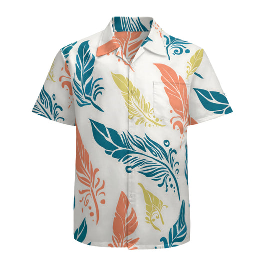 Abstract Floral Hawaiian Shirt