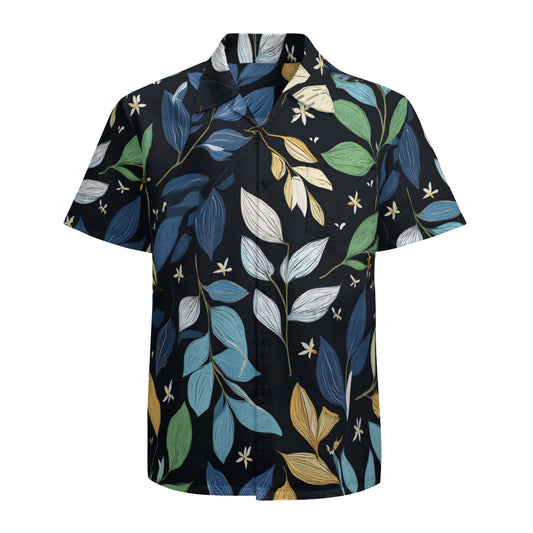 Elegant Leaves Hawaiian Shirt