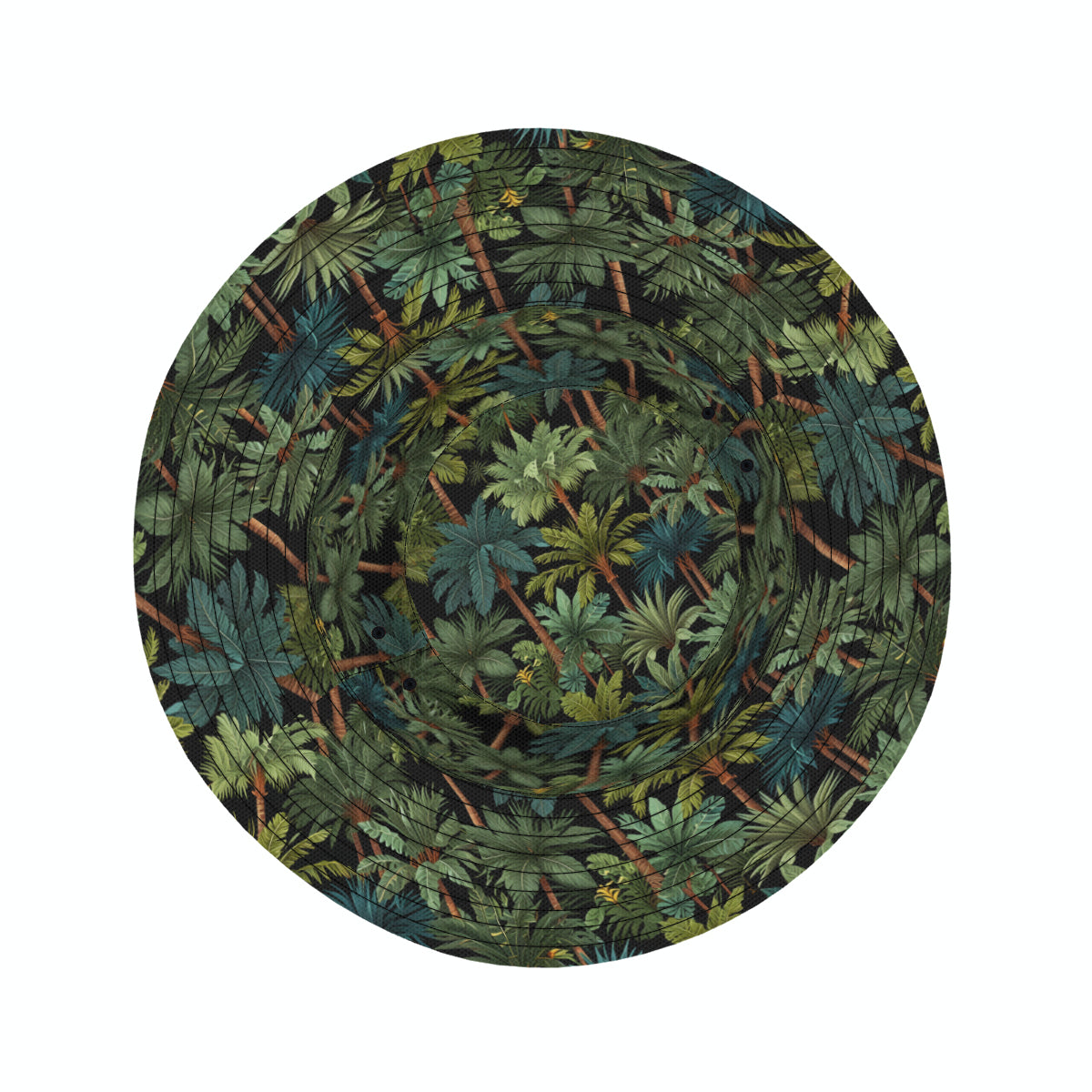 Tropical Trees Double-Sided Unisex Polyester Bucket Hat