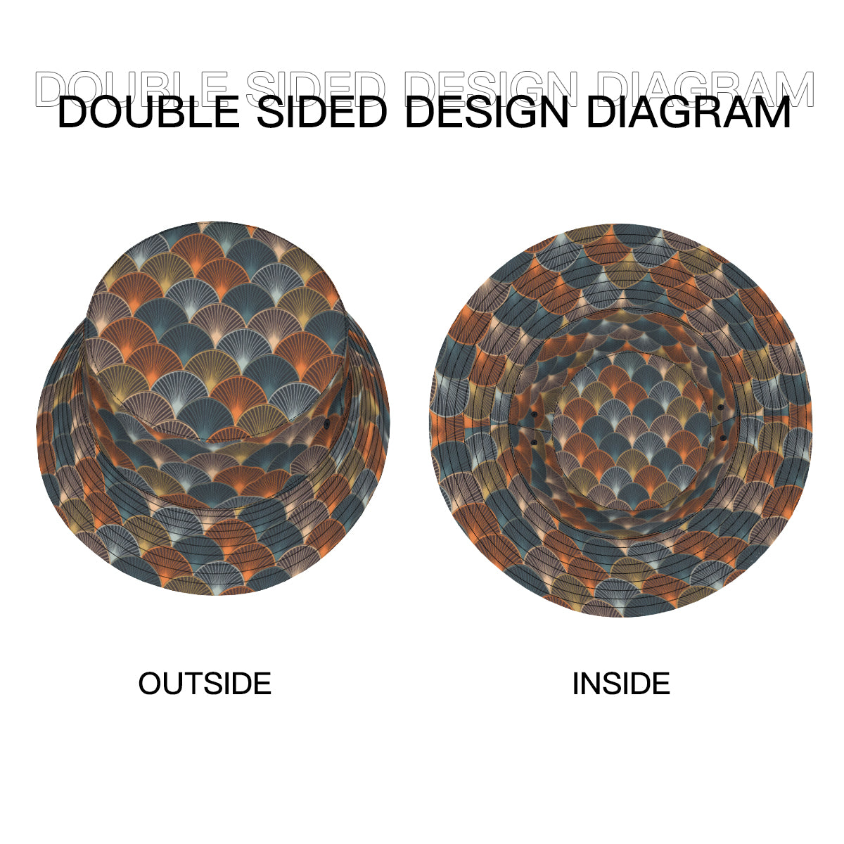Abstract Pattern Fisherman Hat