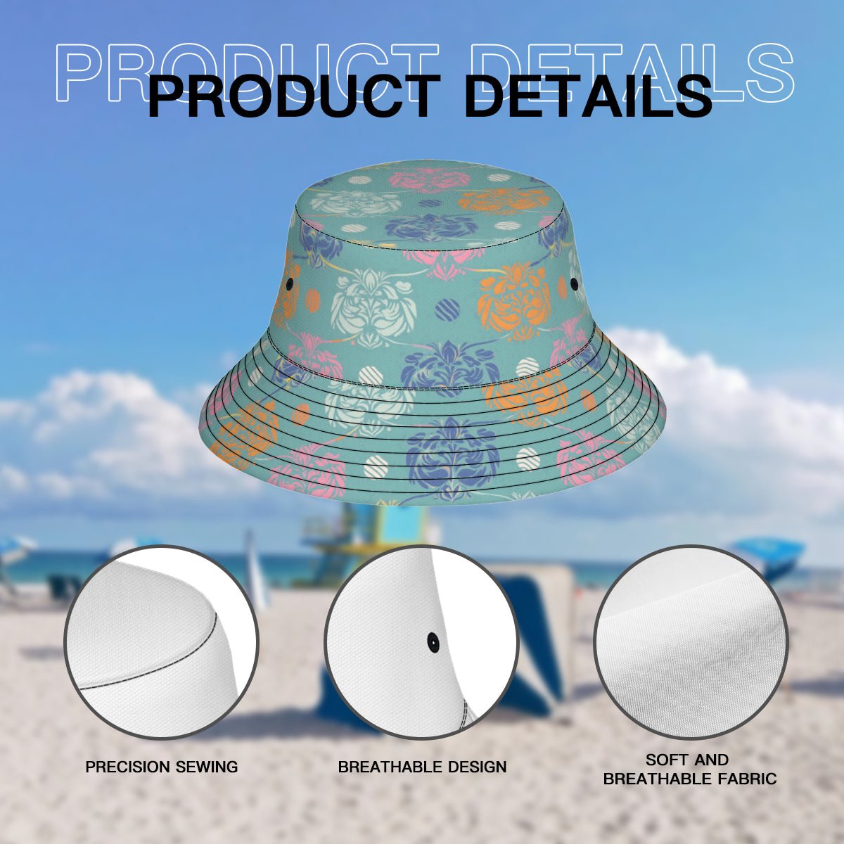 Abstract Pattern Fisherman Hat