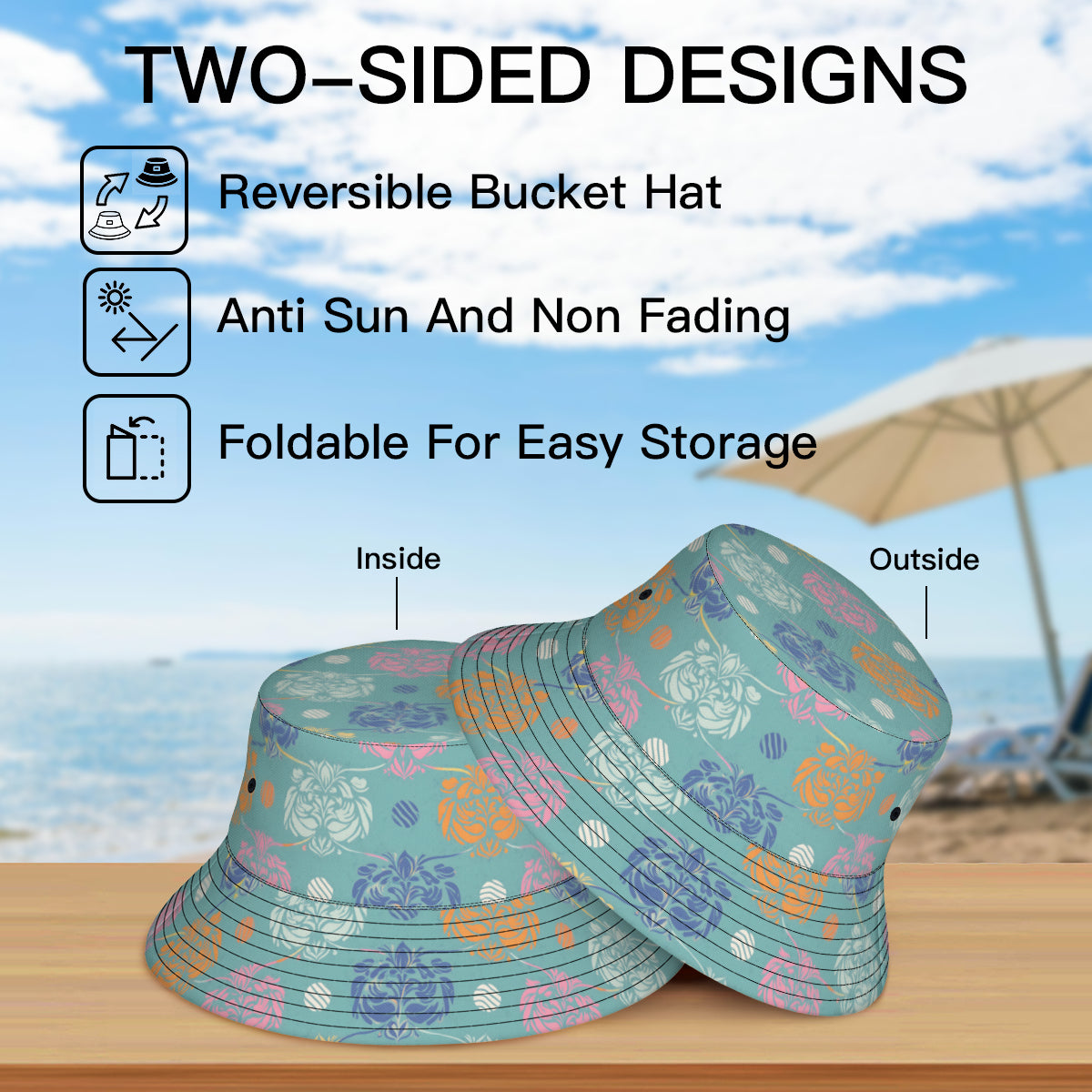 Abstract Pattern Fisherman Hat