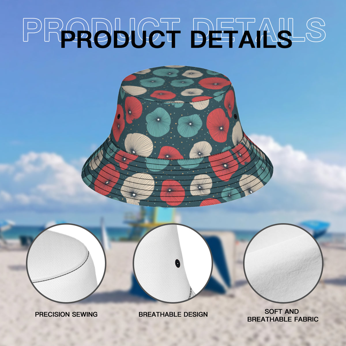 Abstract Pattern Fisherman Hat
