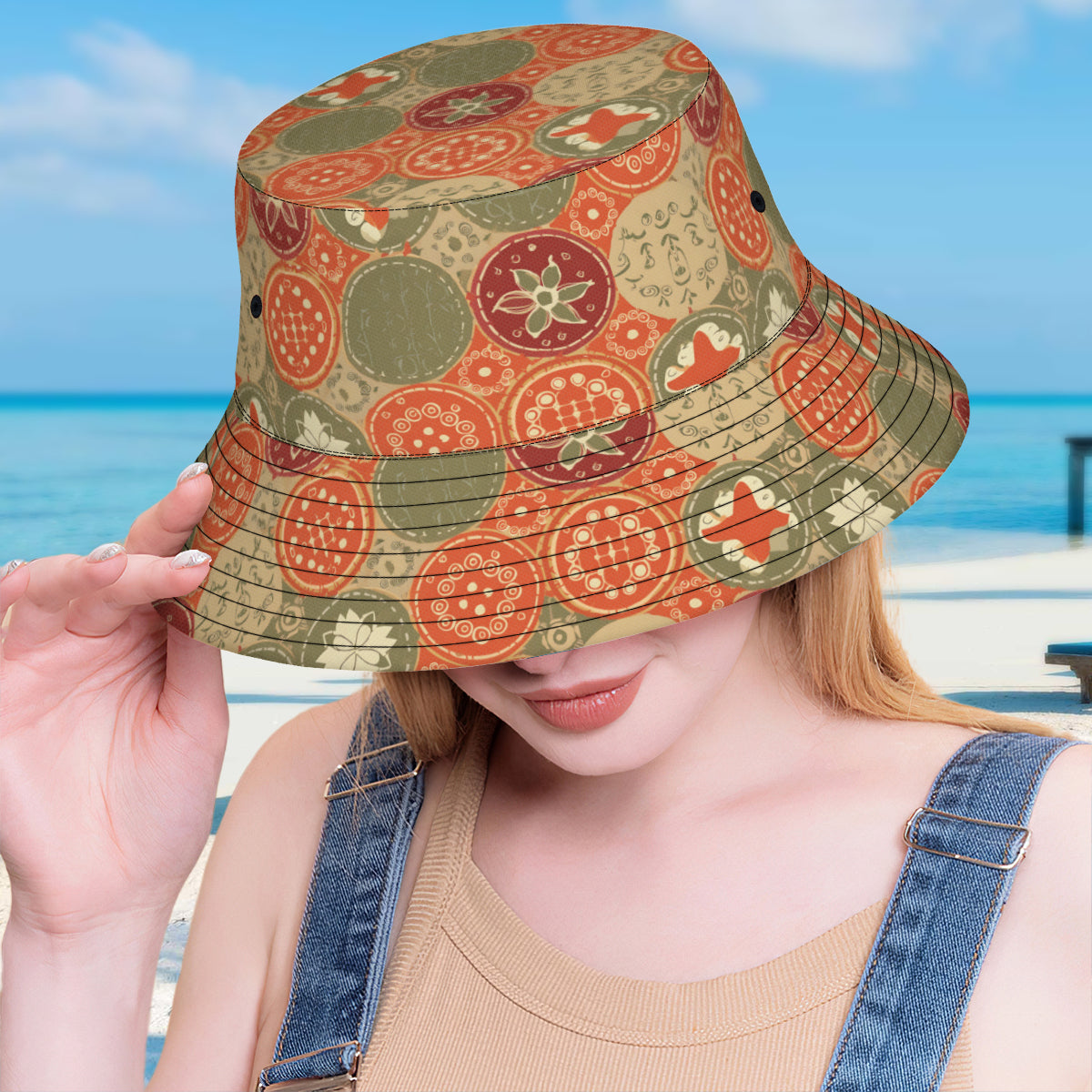 Abstract Pattern Fisherman Hat