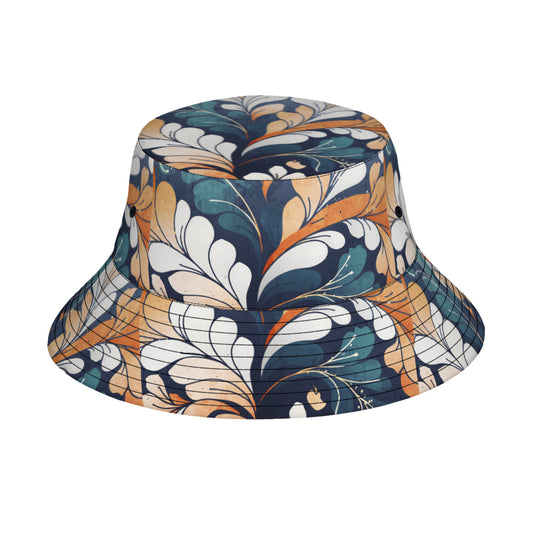 Abstract Floral Fisherman Hat