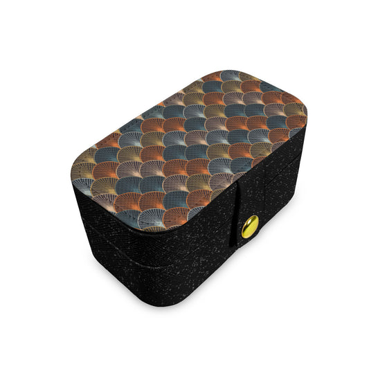 Abstract Pattern Personalized Portable Jewelry Box
