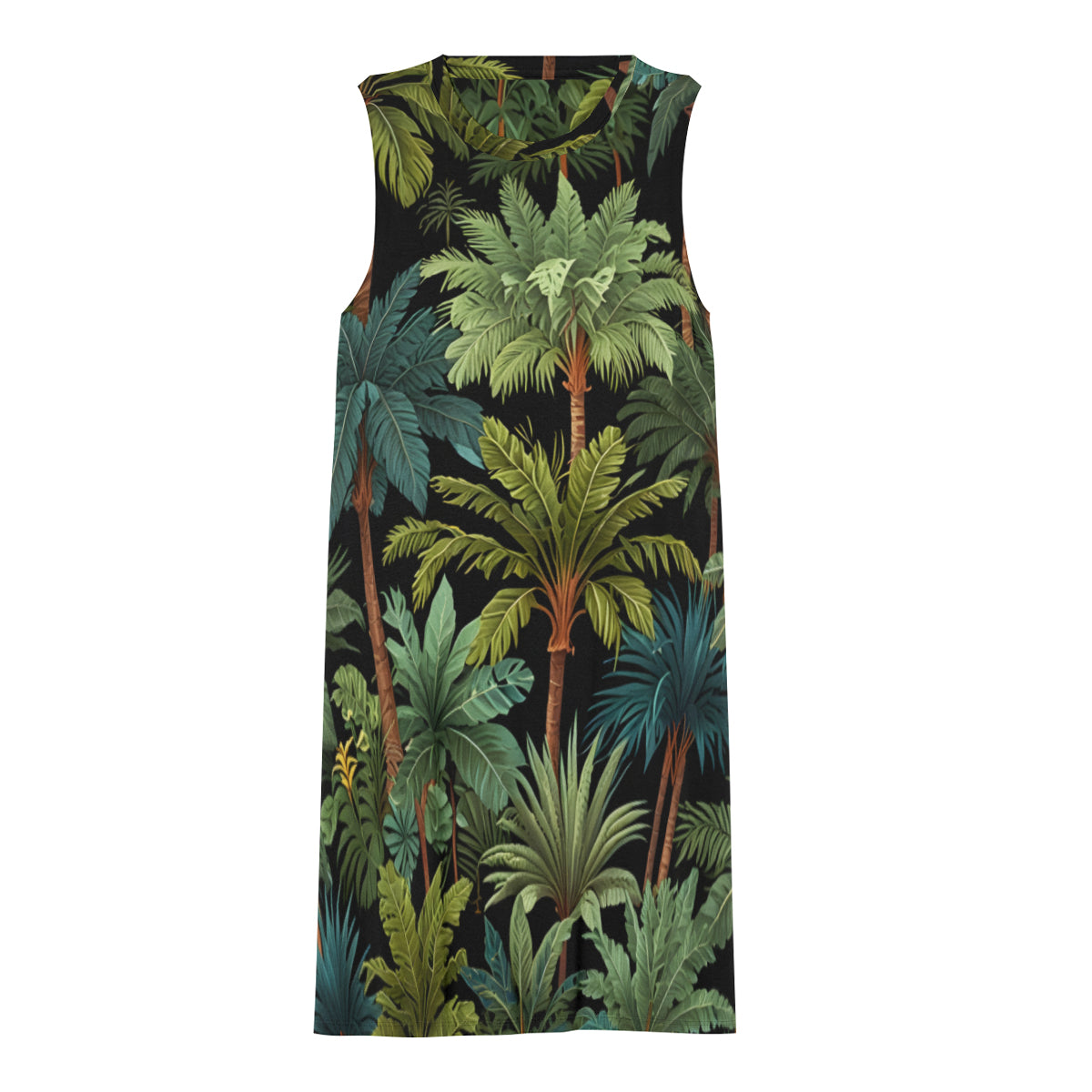 Tropical Trees Women's Casual Dress