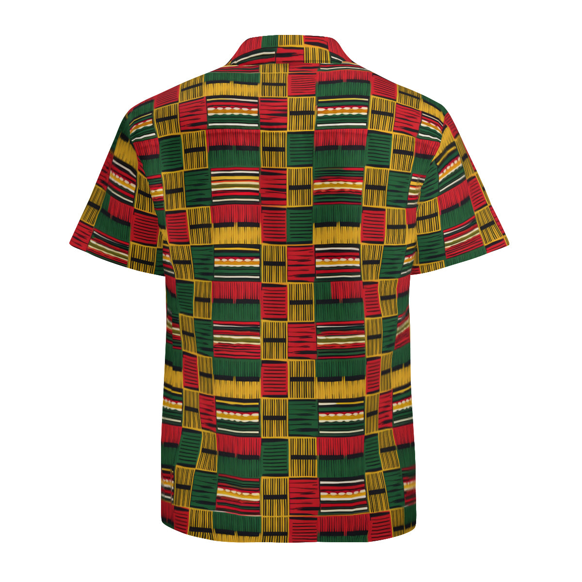 Kente Pattern Hawaiian Shirt