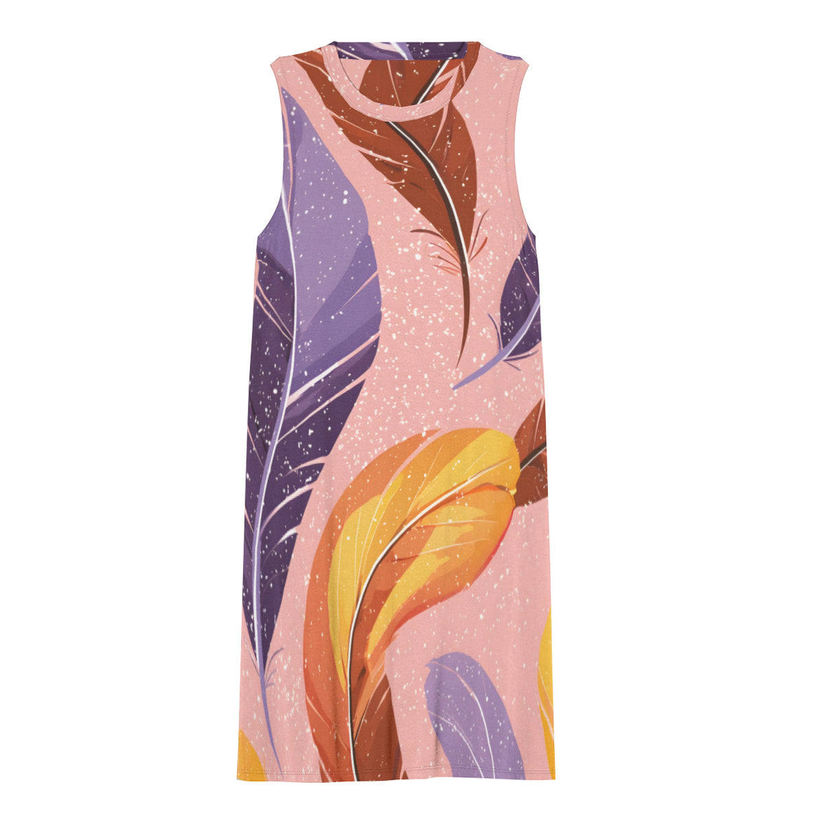 Abstract Feathers Women's Casual Dress