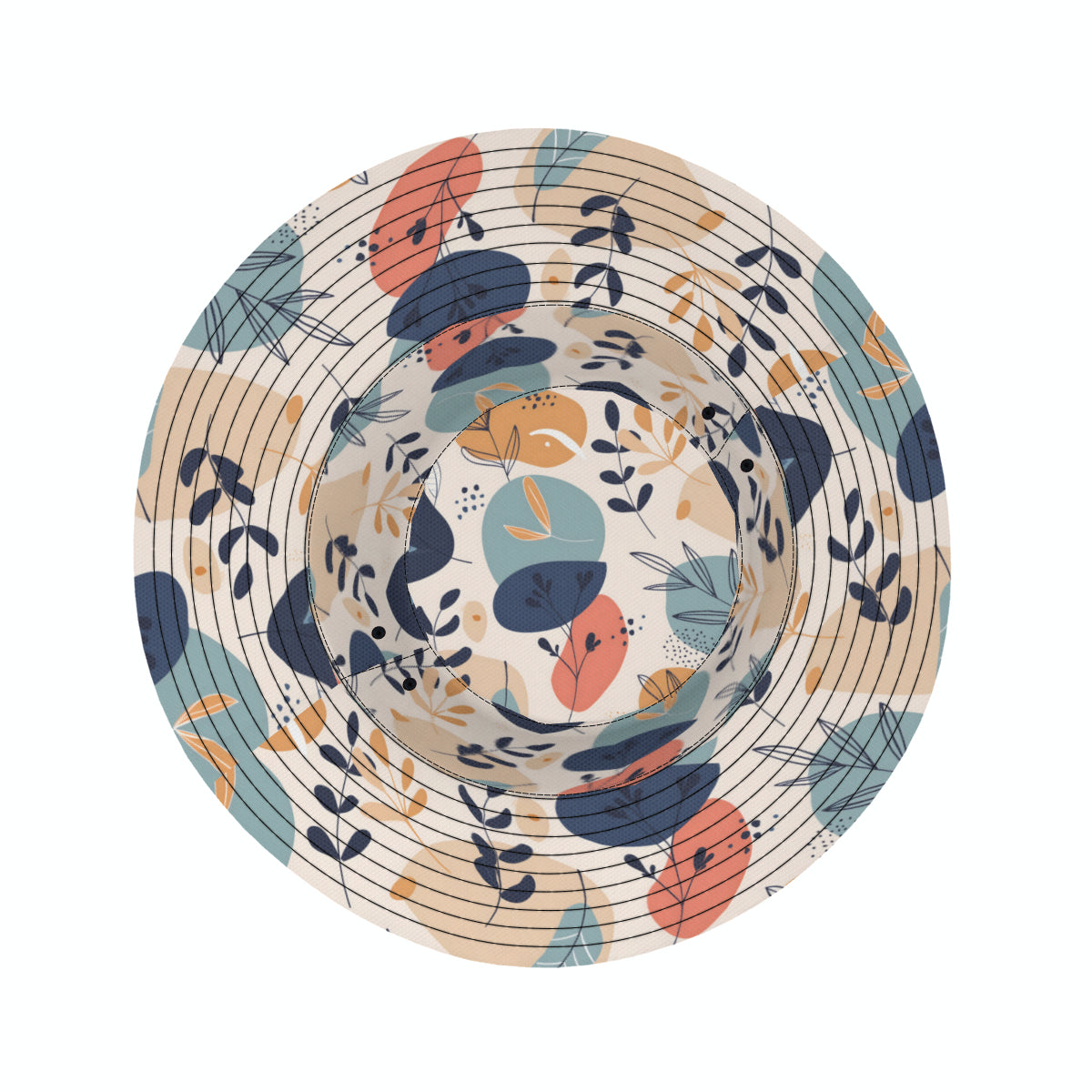 Abstract Floral Fisherman Hat